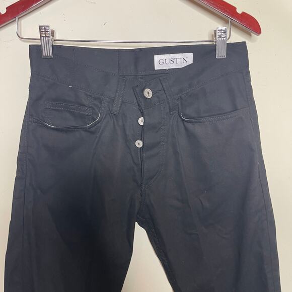 Gustin #435 CLASSIC TWILL 5 POCKET - BLACK - Picture 3 of 10